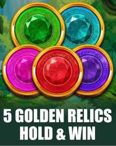 5 Golden Relics: Hold & Win
