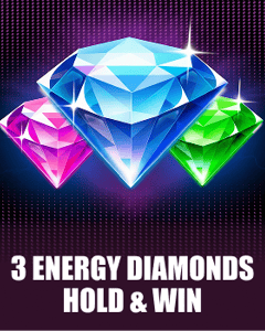 3 Energy Diamonds: Hold & Win